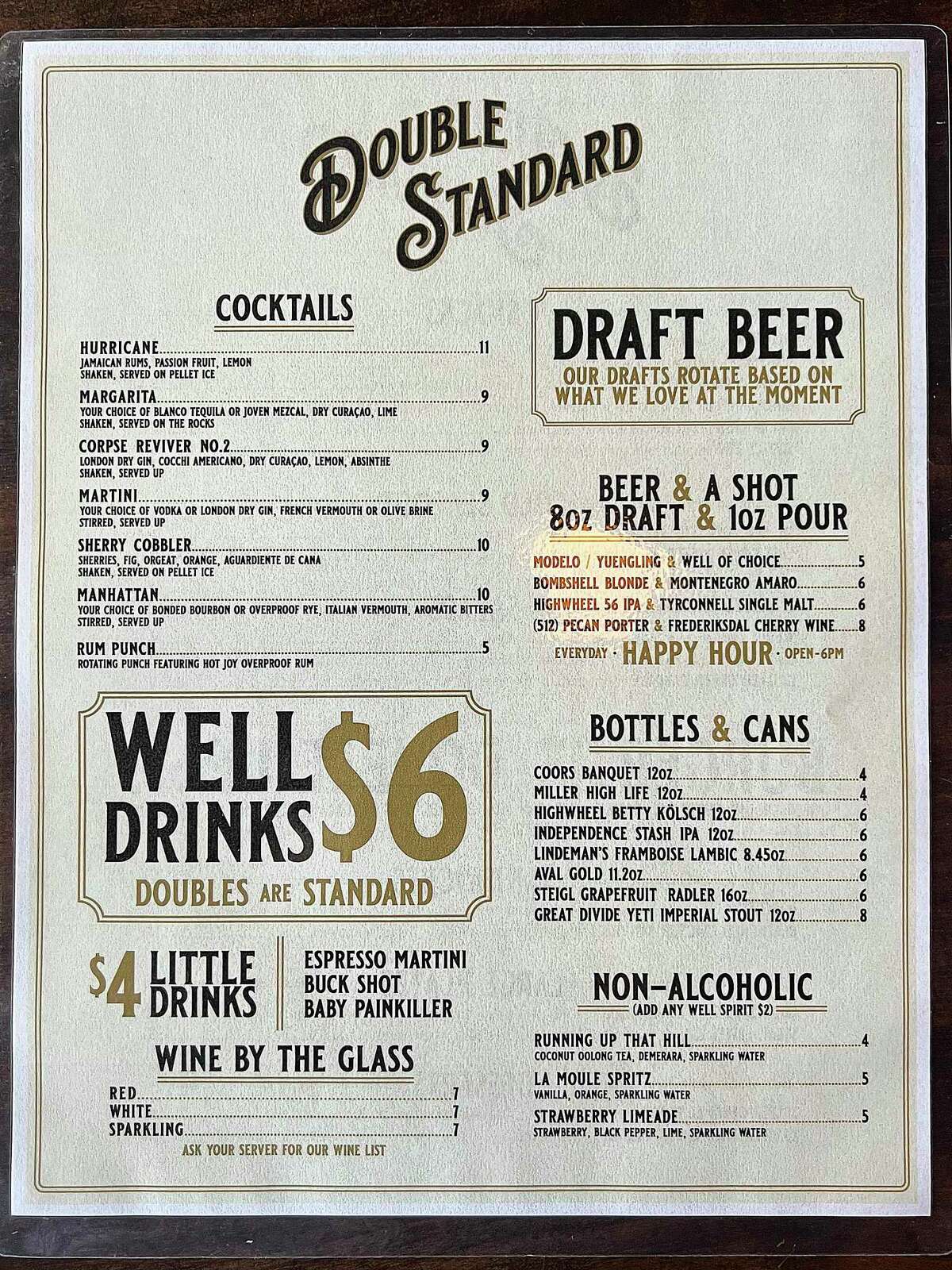 New S.A. downtown bar and restaurant, Double Standard, opens