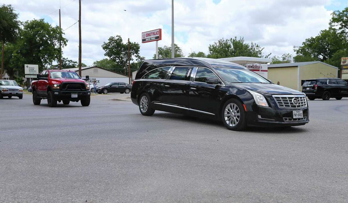 Funerals for children continue in Uvalde as bikers barricade press