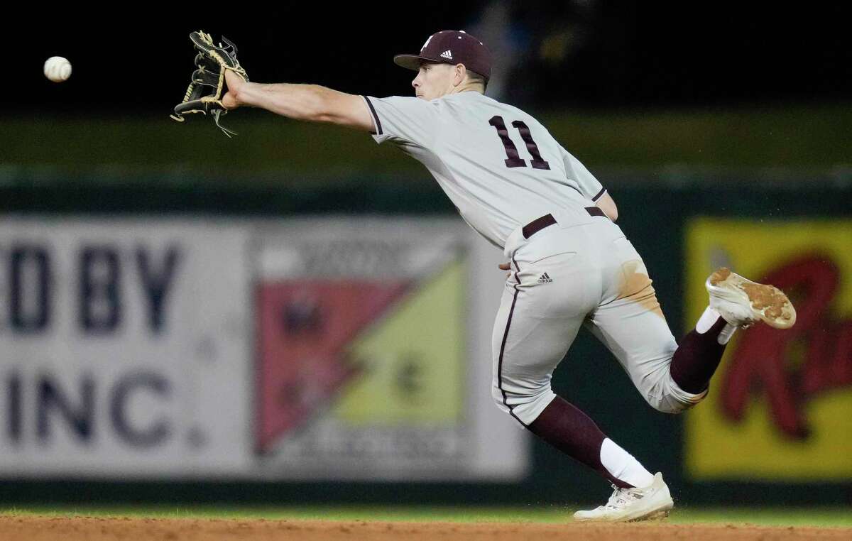 Junior Austin Bost serves as Texas A&M’s Mr. Everything, playing infield, outfield and designated hitter.