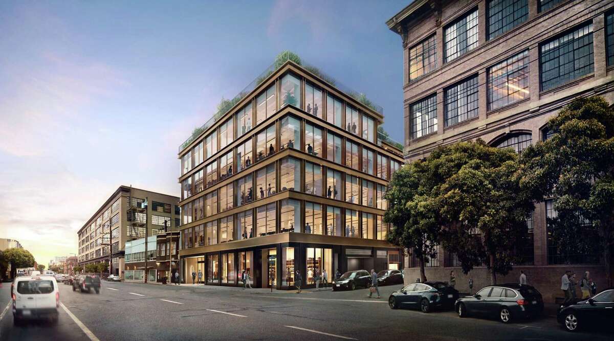A rendering of 531 Bryant St., a future San Francisco office building under construction.