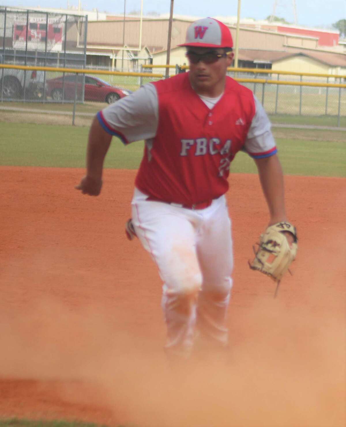 Aiden Martinez was named to First Team by the district coaches in their recent voting along with Canon Thompson and Ryan Towe.