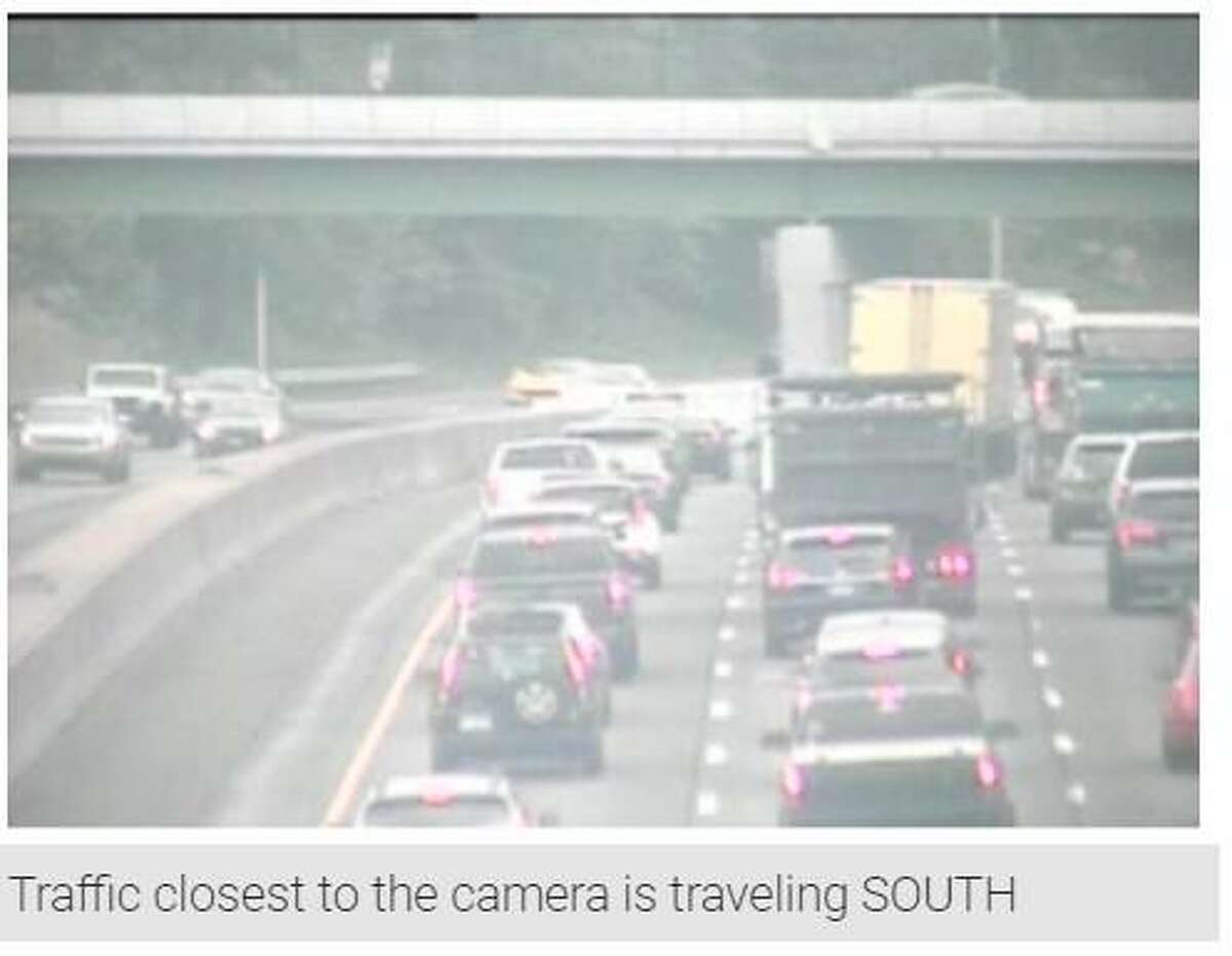 A view from a traffic camera on I-95 South in the area of Exit 18