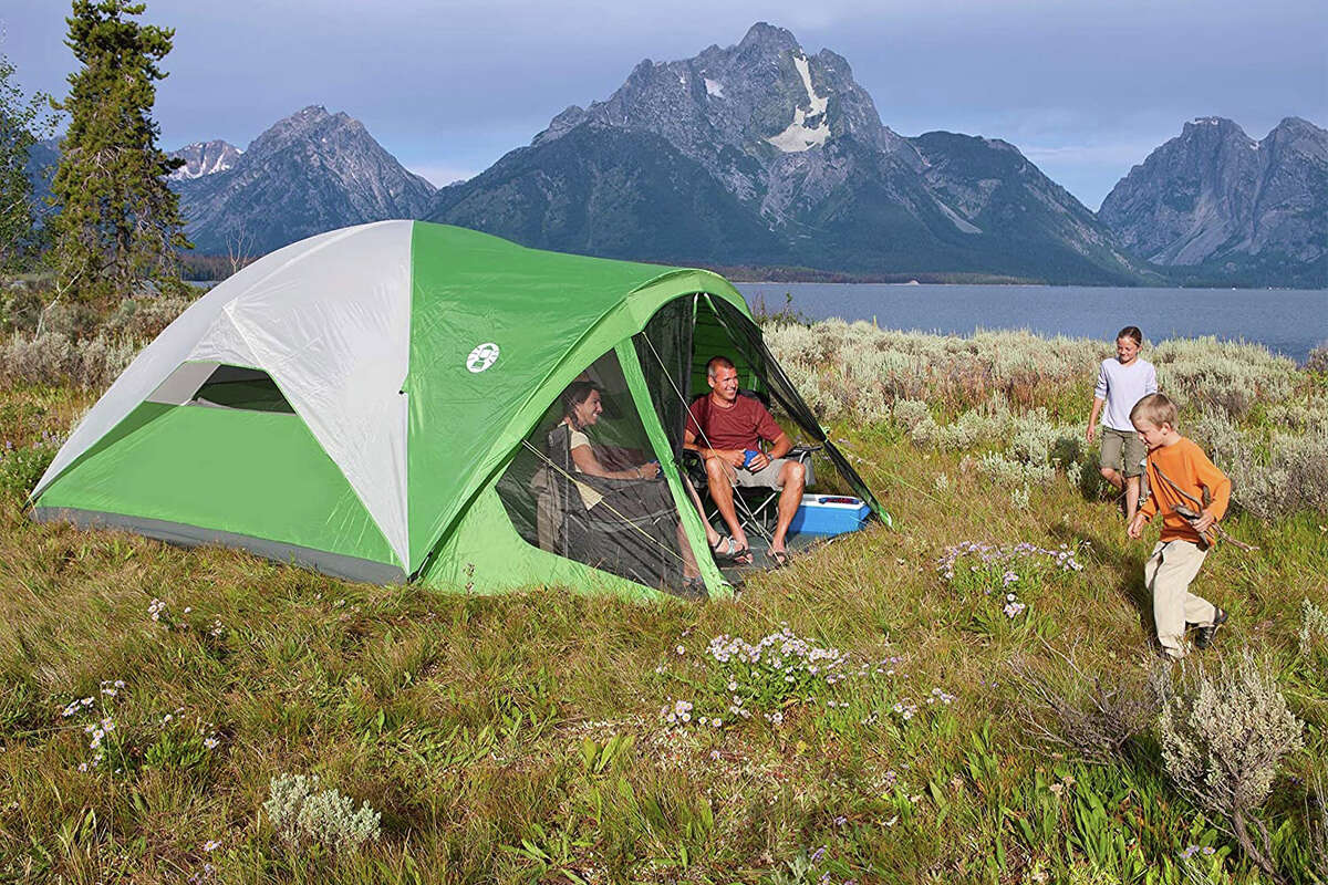 Get outdoors with a discounted Coleman tent from Amazon.