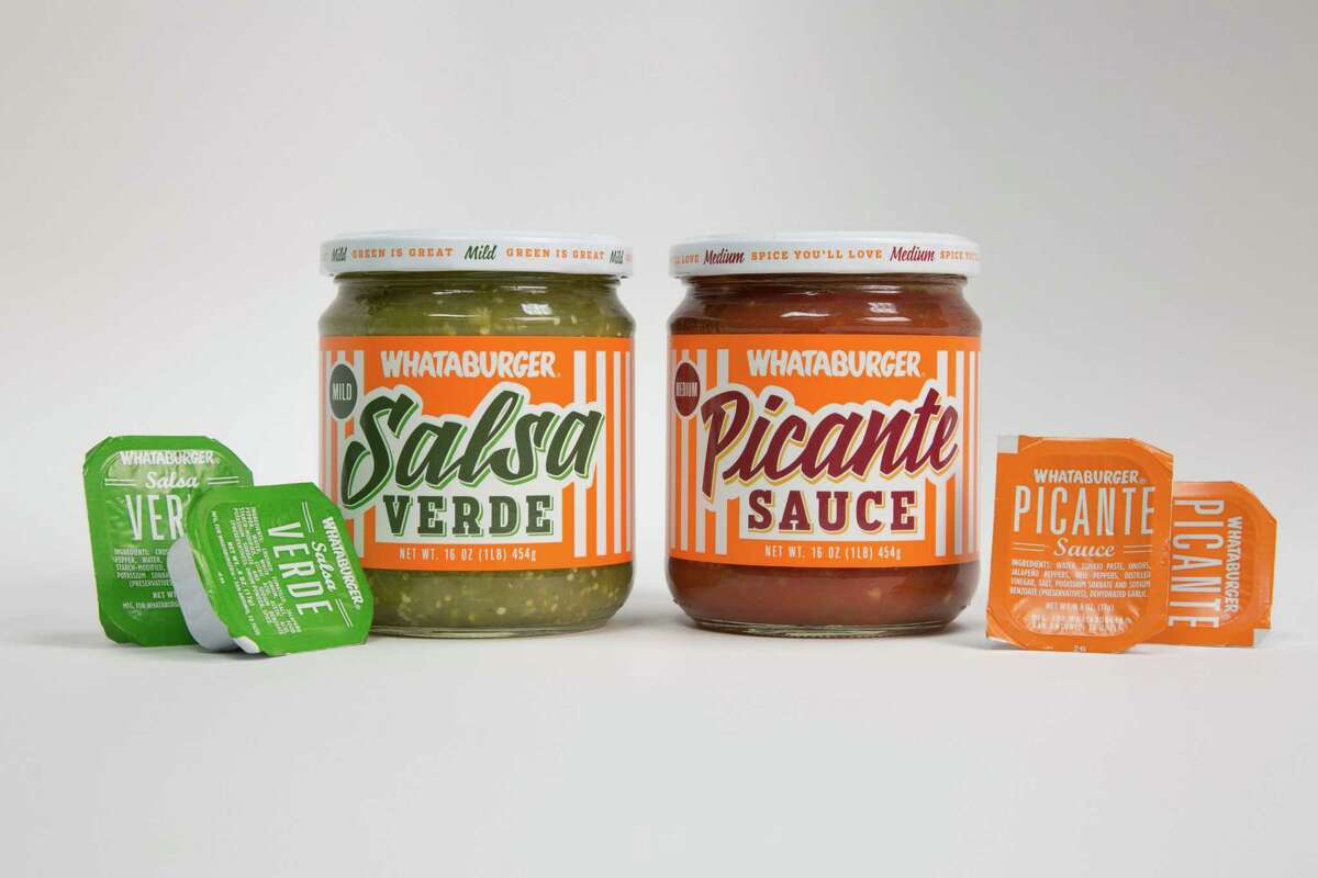 Whataburger Picante Sauce and Salsa Verde will hit most H-E-B stores starting next week.