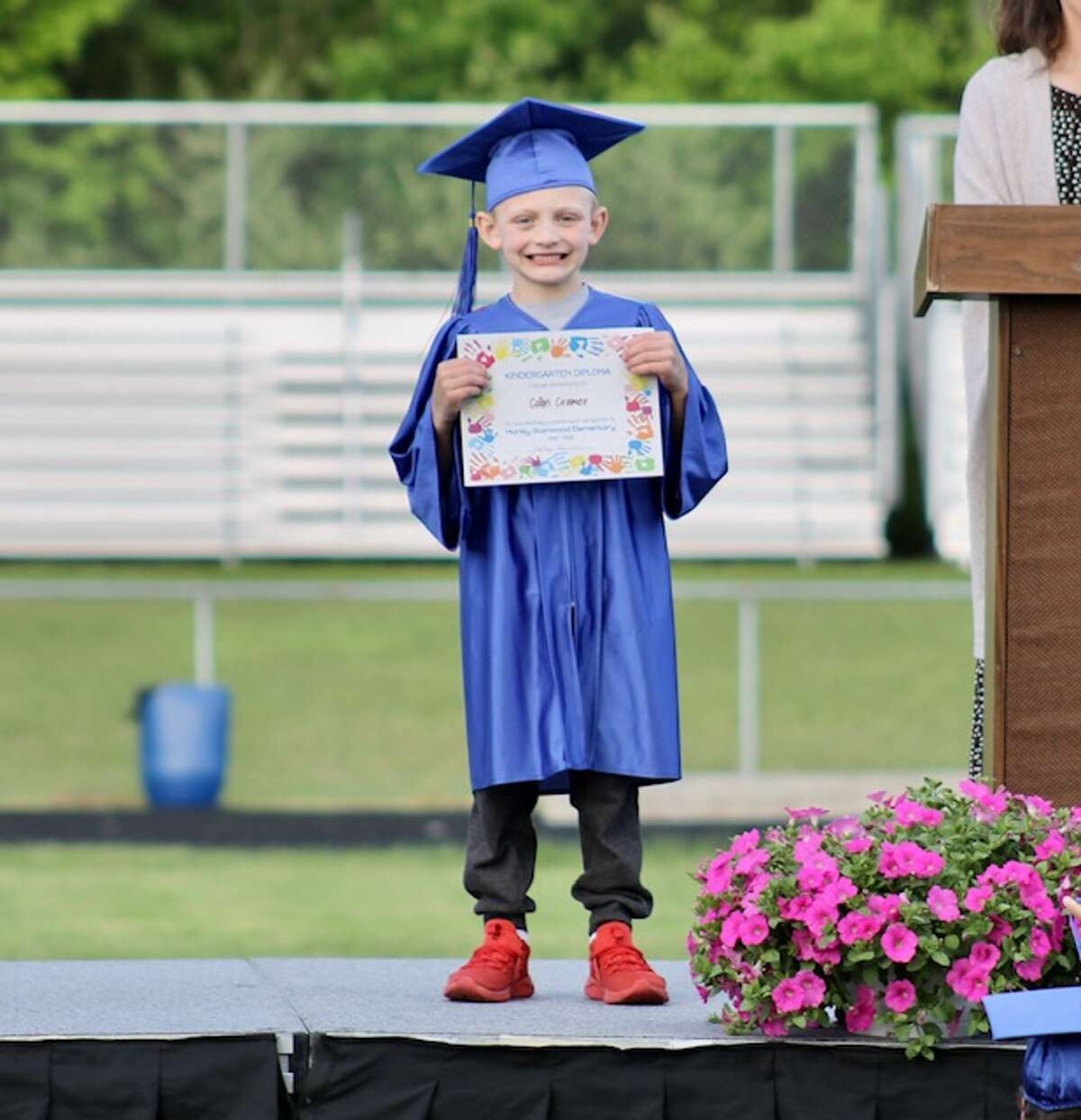 Morley Stanwood Elementary recently held its Kindergarten class graduation ceremony where parents and families watched their students celebrate completing an early education milestone. 