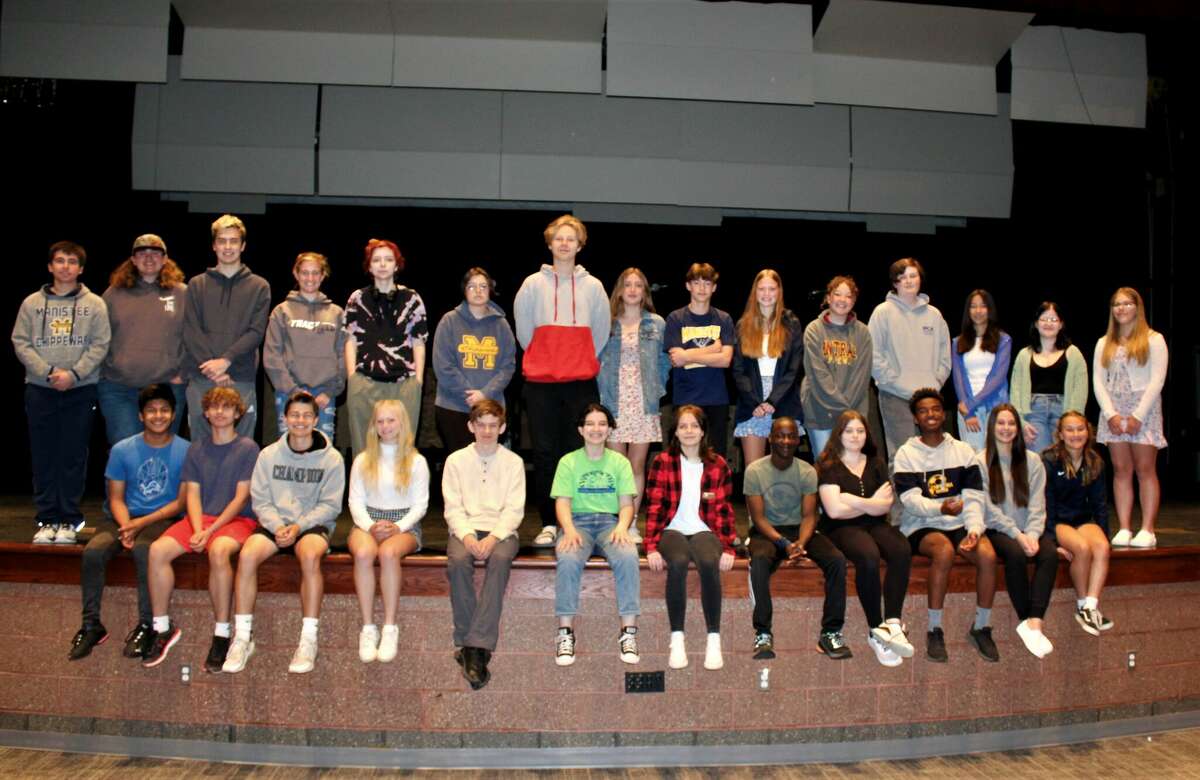 Pictured are freshman students who received recognition during a Manistee High School honors convocation.