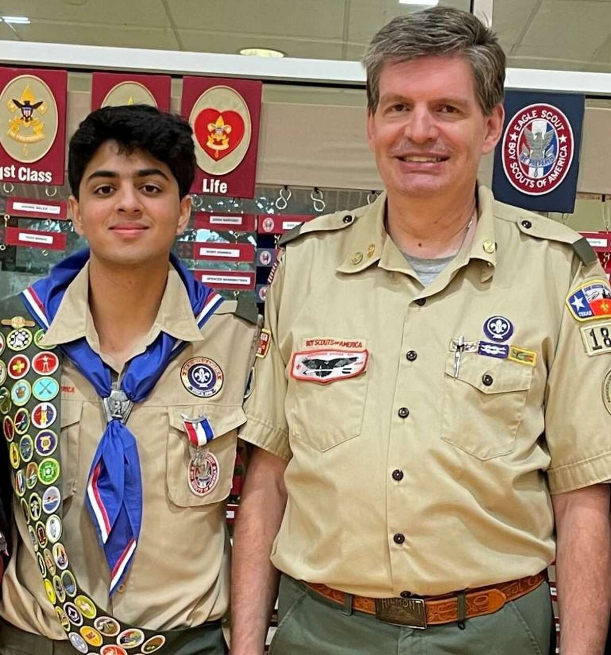 Sugar Land’s Rahul Robin Subramaniam from Troop 1845 received his Eagle Award at a Boy Scout Court of Honor held on Monday, May 16.