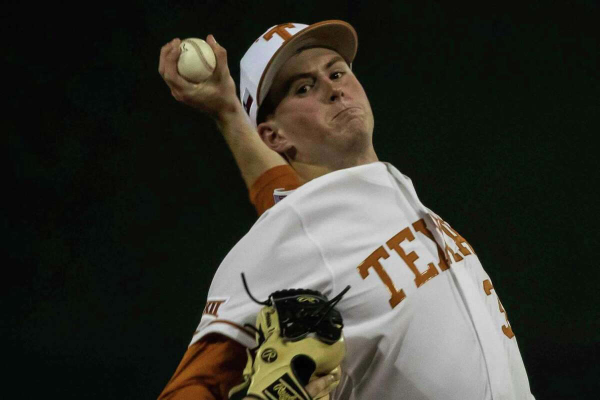 Texas’ Pete Hansen helped beat Air Force, allowing three runs on eight hits with five strikeouts in 62/3 innings.