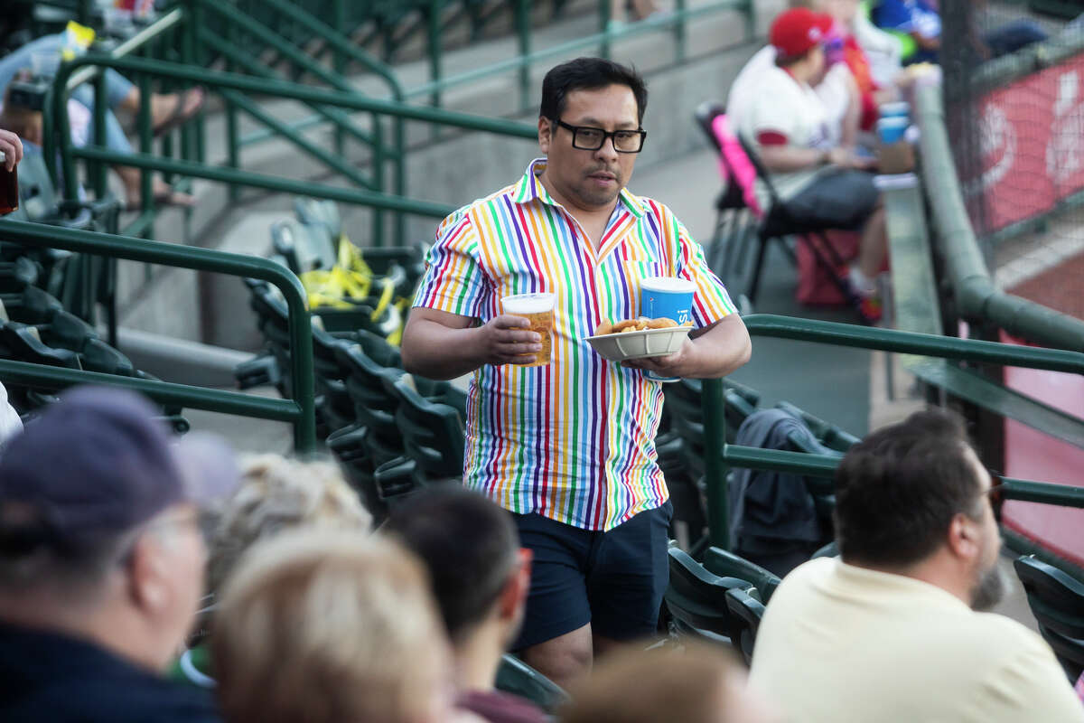 SEEN Fans attend Pride Night at Dow Diamond for Loons vs. Tincaps game