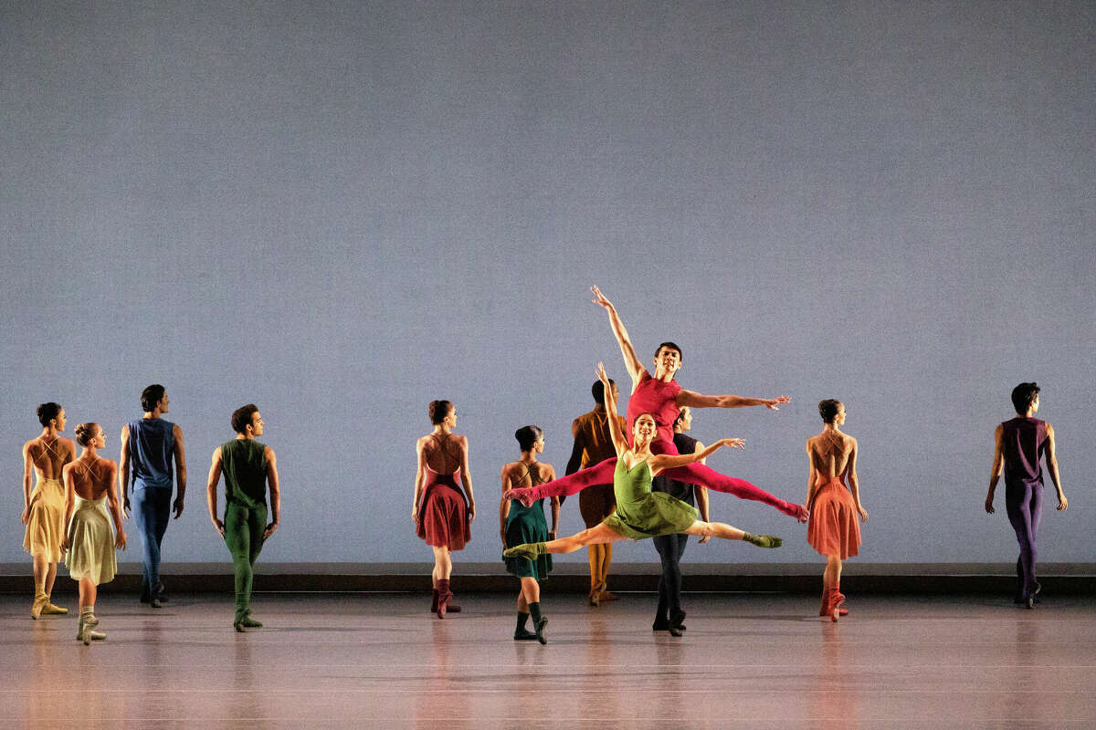 Artists of Houston Ballet in Connor Walsh’s "A Joyous Trilogy."   