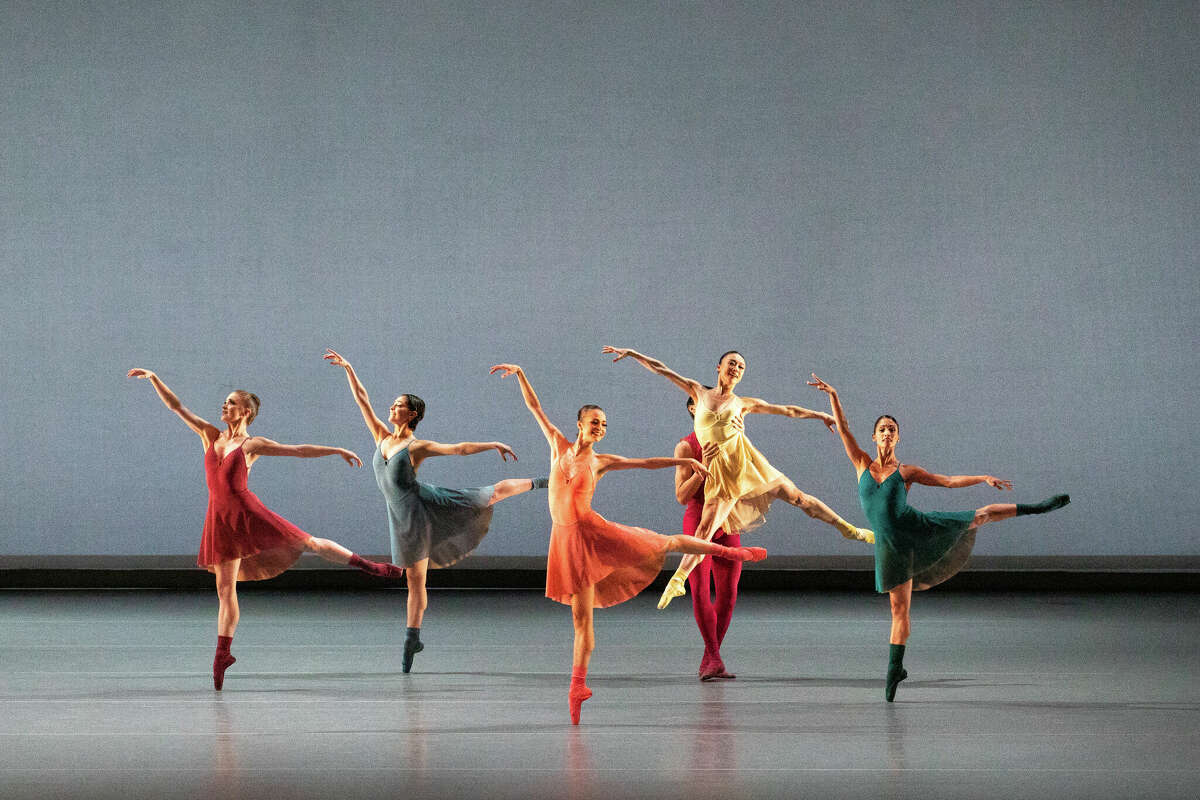 Artists of Houston Ballet in Connor Walsh’s "A Joyous Trilogy." 