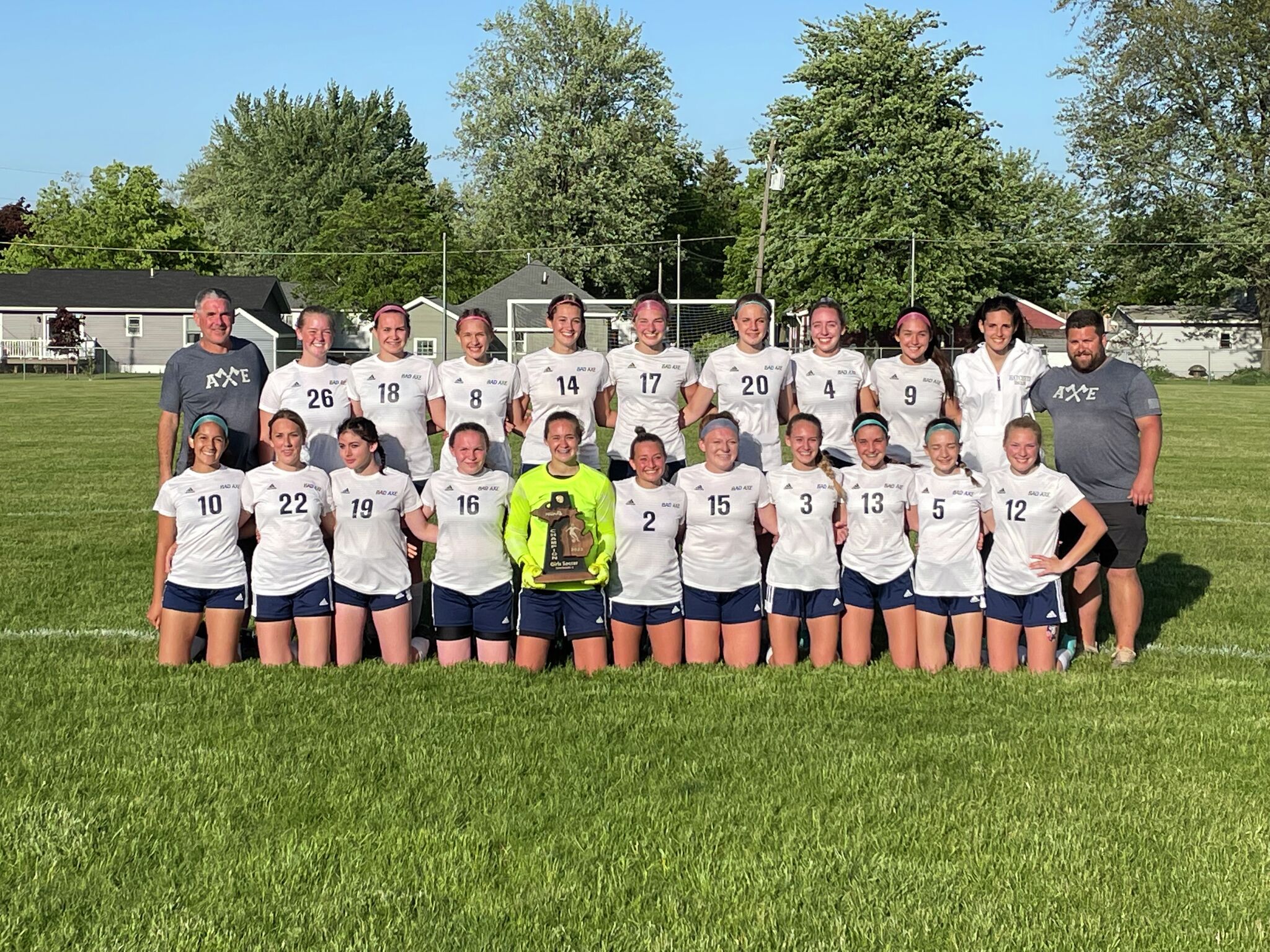 Bad Axe soccer wins district title