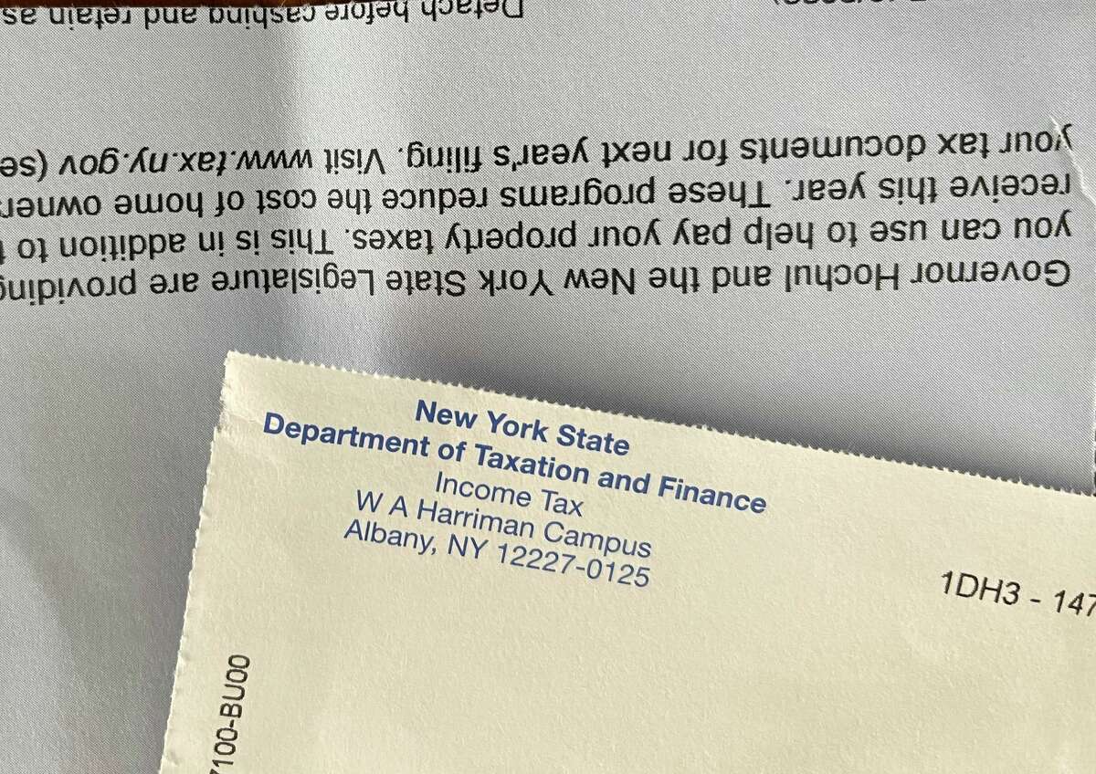 New York State Homeowners Tax Rebate Check