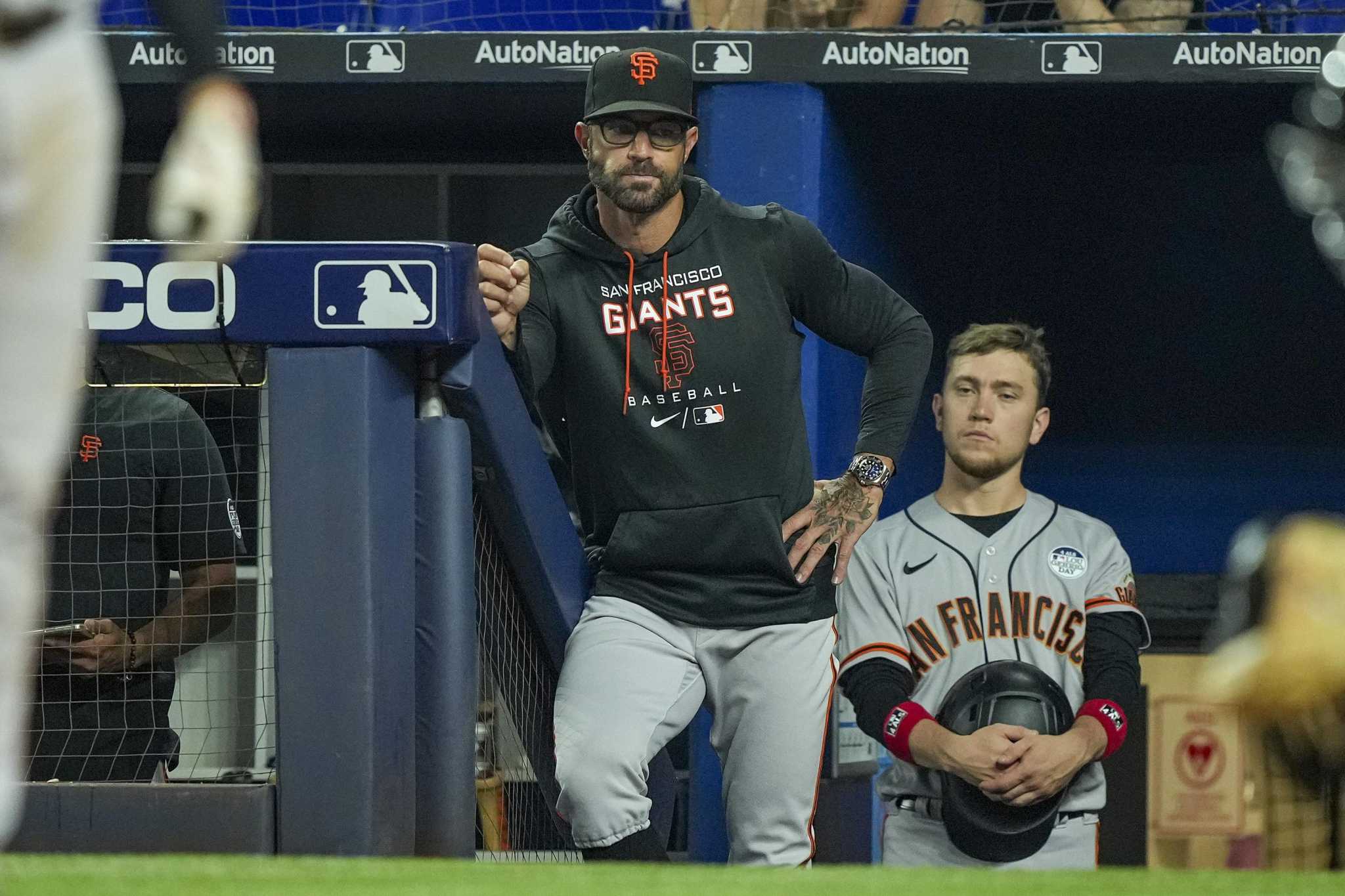 Giants skipper Kapler serving 1-game suspension for returning to dugout  after being ejected Florida & Sun News - Bally Sports