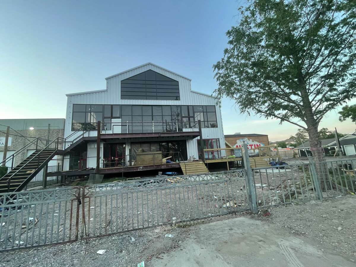 to Austin' reads mural outside new Houston Heights bar