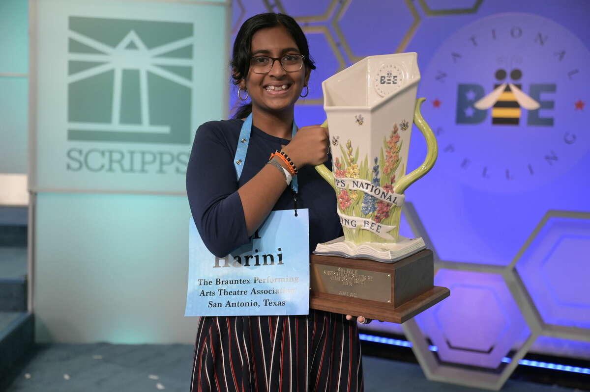 Harini Logan became the first San Antonian to win the Scripps National Spelling Bee on Thursday, June 2.