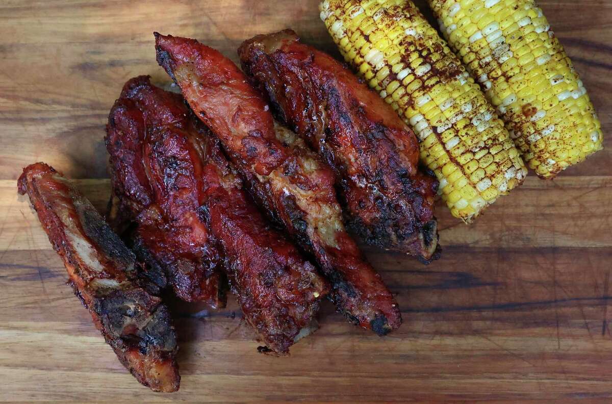 Finished country-style pork ribs are tasty and affordable