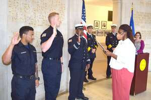 Hamden Fire Department promotes first Black captain
