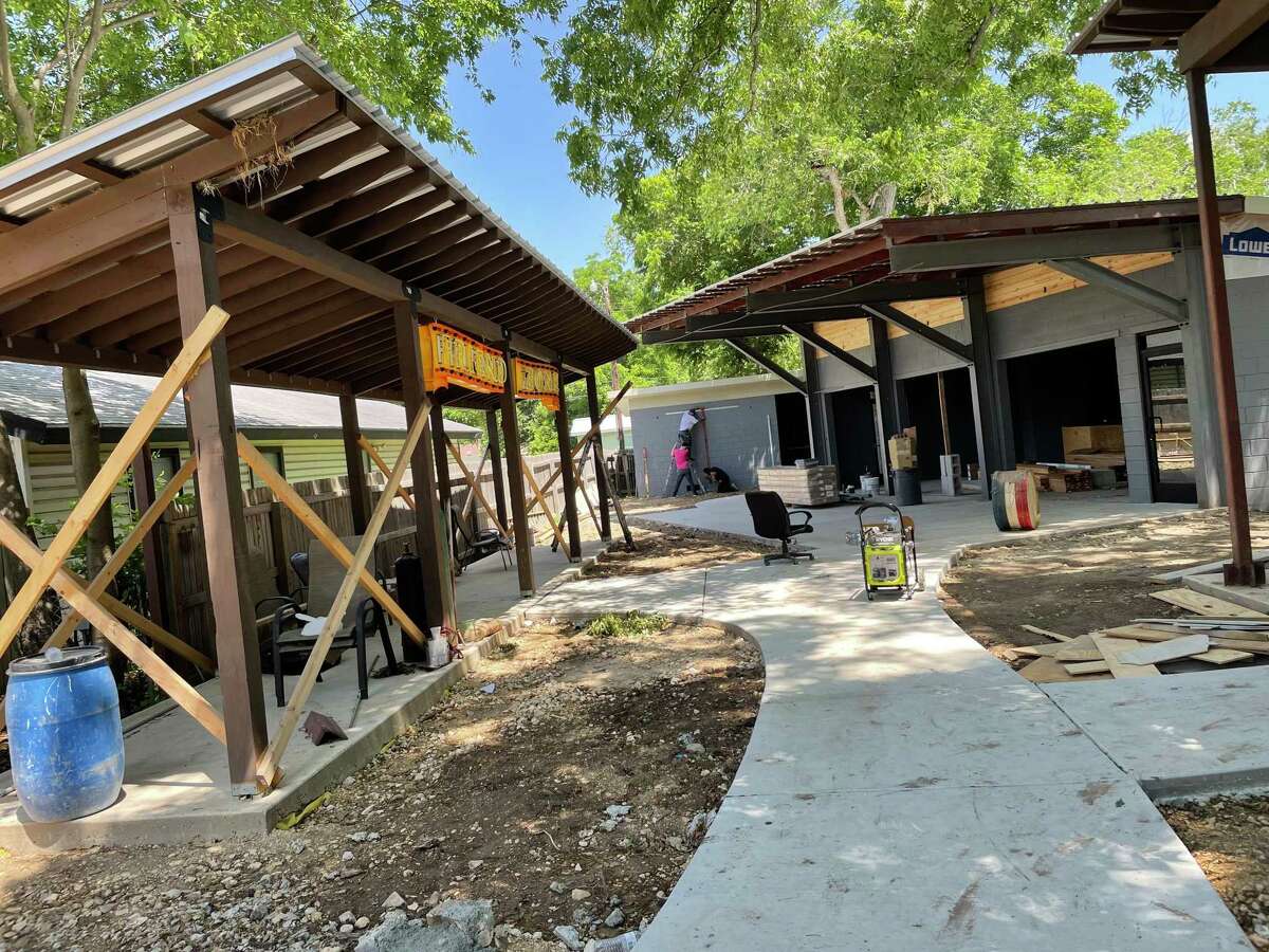 The Hidden Grove bar in Schertz on Main Street is still under construction, but owner Nick Marquez hopes to open it in late June.