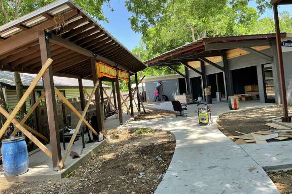The Hidden Grove bar in Schertz on Main Street is still under construction, but owner Nick Marquez hopes to open it in late June.