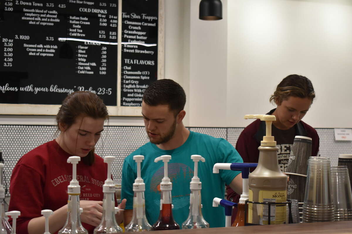 Ebels General Store held a soft opening for the new coffee shop and clothing store, an expansion of the existing Ebels General Store in Reed City. The new location features a drive-thru window.