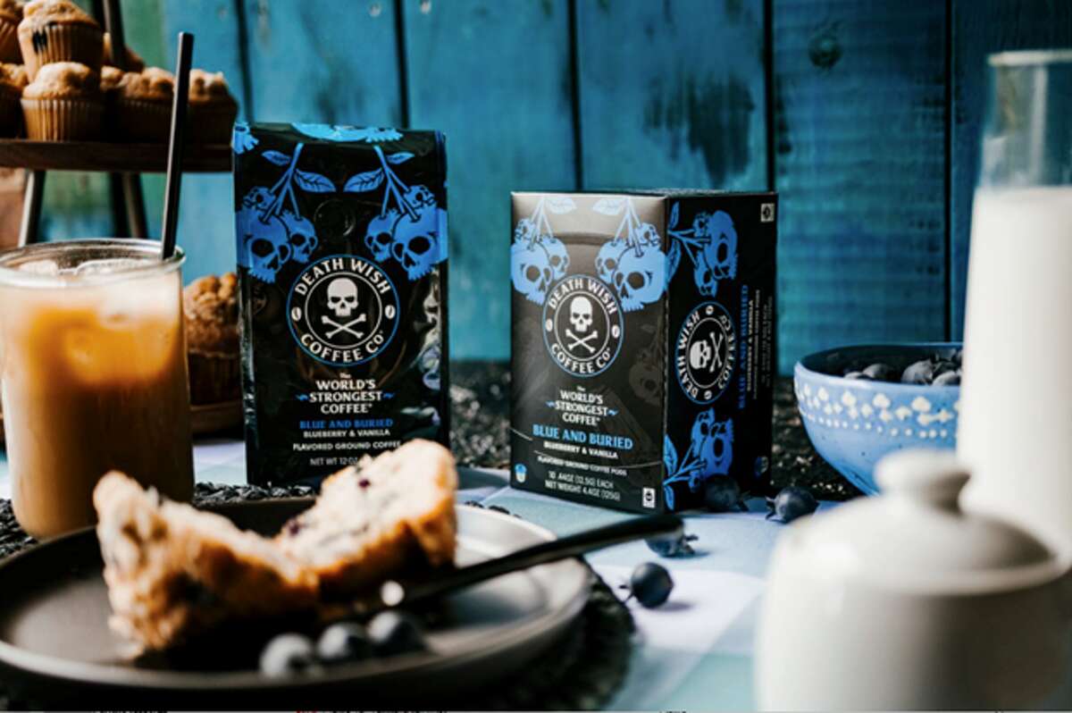 "Blue and Buried" is Death Wish Coffee Co.'s newest flavor, a limited edition blend made with blueberry jam, cinnamon and vanilla.