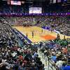 The Mohegan Sun Arena filled up during a CIAC basketball championship game