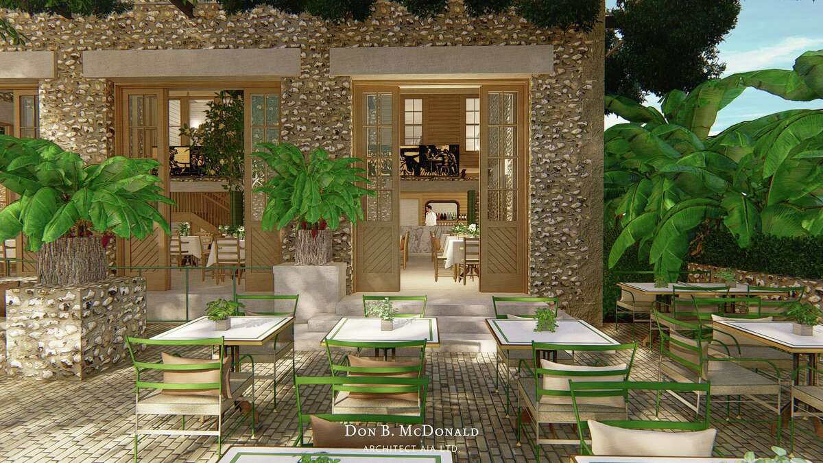 An architect’s rendering of the bar at the soon-to-open restaurant Carriqui. of the soon-to-open restaurant Carriqui.