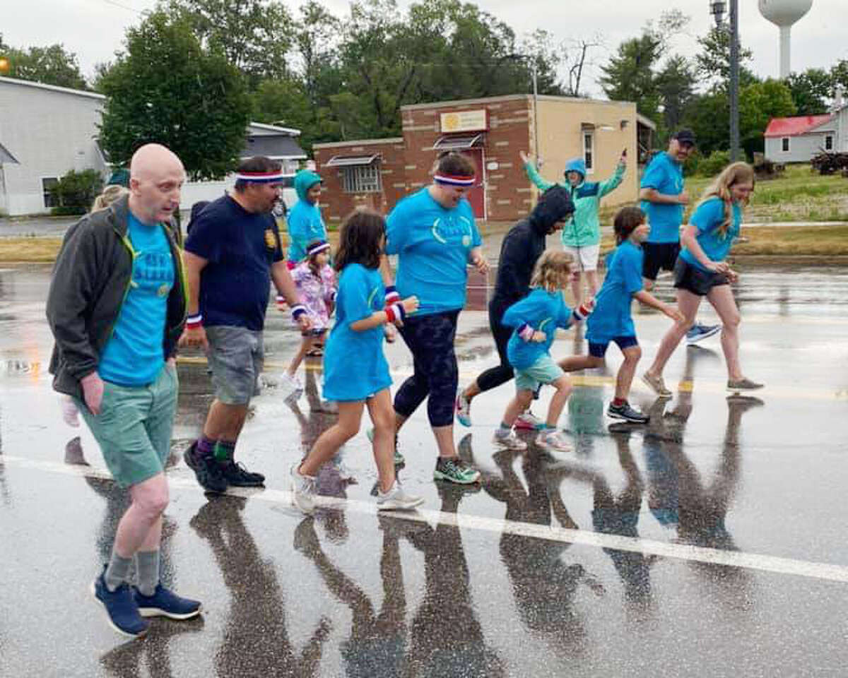 Despite the rain, the 1/2 K SLAKR race, hosted by the Baldwin Rotary Club, was such a hit last year, the club decided to host the race again this year.