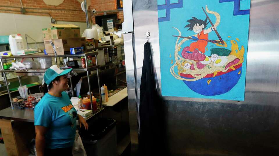 Dragon Bowl C, a new noodle bar in downtown Conroe, is seen, Tuesday, June 7, 2022. The restaurant is located between The Corner Pub and Shepherd's Barbeshop on Simonton Street. San Cheng and his family also owns Taste the Asian food truck which is at The Table at Madeley.