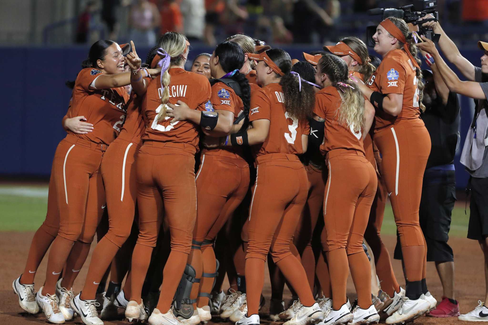 From diss to bliss NCAA helps fuel Texas’ run to softball championship
