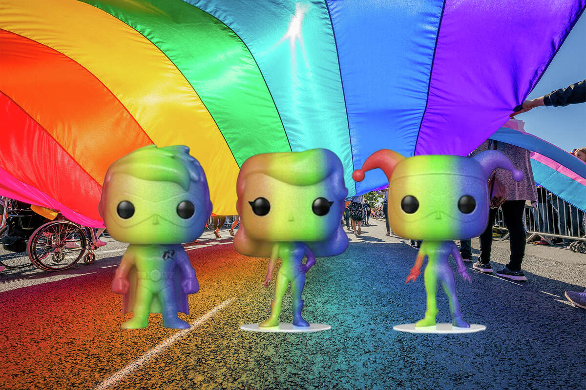 Celebrate Pride we these Vibrant rainbow DC characters from Funko Pop
