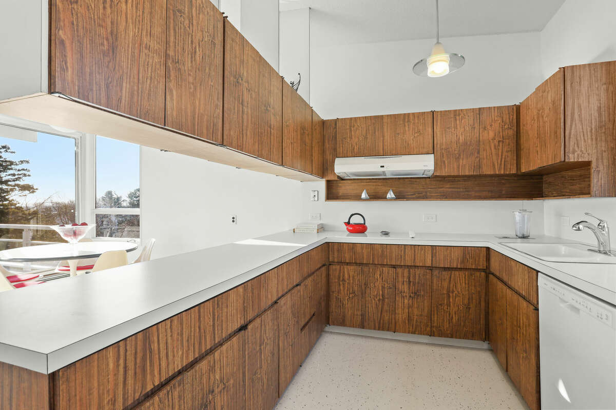The kitchen in the home on 295 Compo Road S in Westport, Conn. 