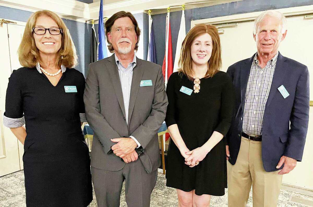 The Essex Land Trust Board of Directors recently elected a new slate of officers. From left are Treasurer Deb Carreau, Co-President Jeff Croyle, Secretary Carrie Daly and Vice President Bob Nussbaum.