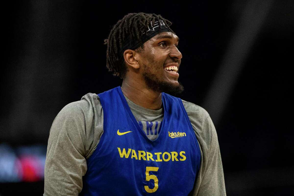 Golden State Warriors’ center Kevon Looney is seen during NBA Finals Practice and Media Availability at Chase Center in San Francisco, Calif. Wednesday, June 1, 2022.