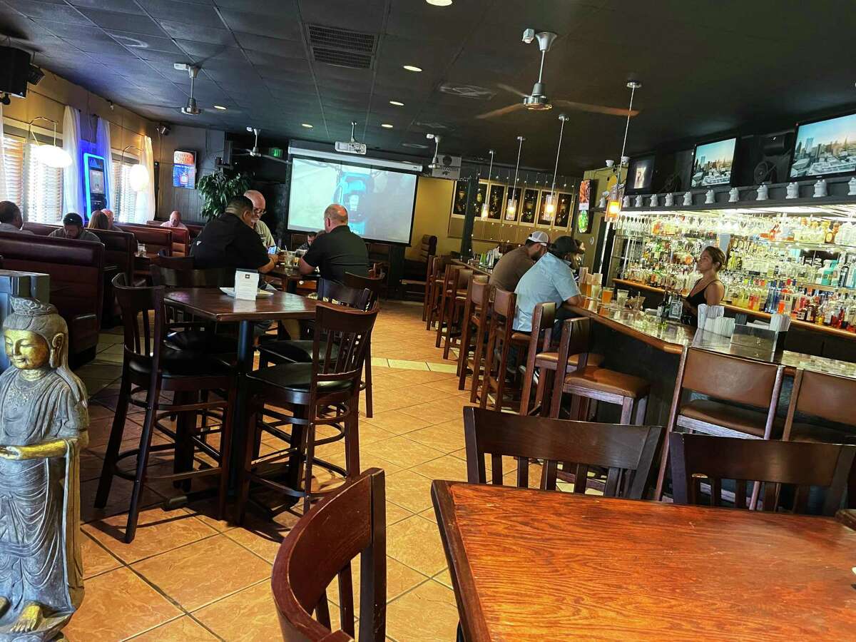 Pacific Moon Bar & Grill features a large kitchen menu and bar and is located at 15140 San Pedro Ave.