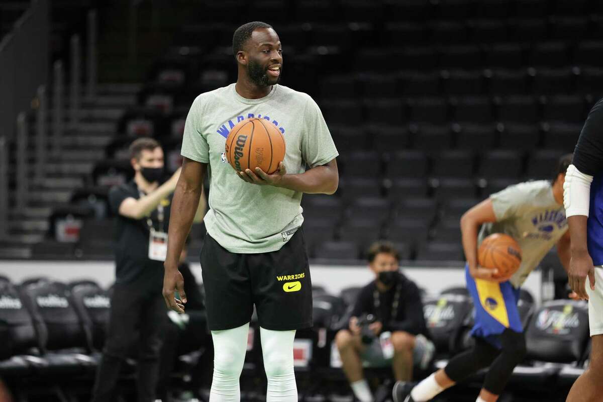 Golden State Warriors’ Draymond Green during practice before Game 3 of NBA Finals at TD Garden in Boston, Massachusetts, on Tuesday, June 7, 2022.