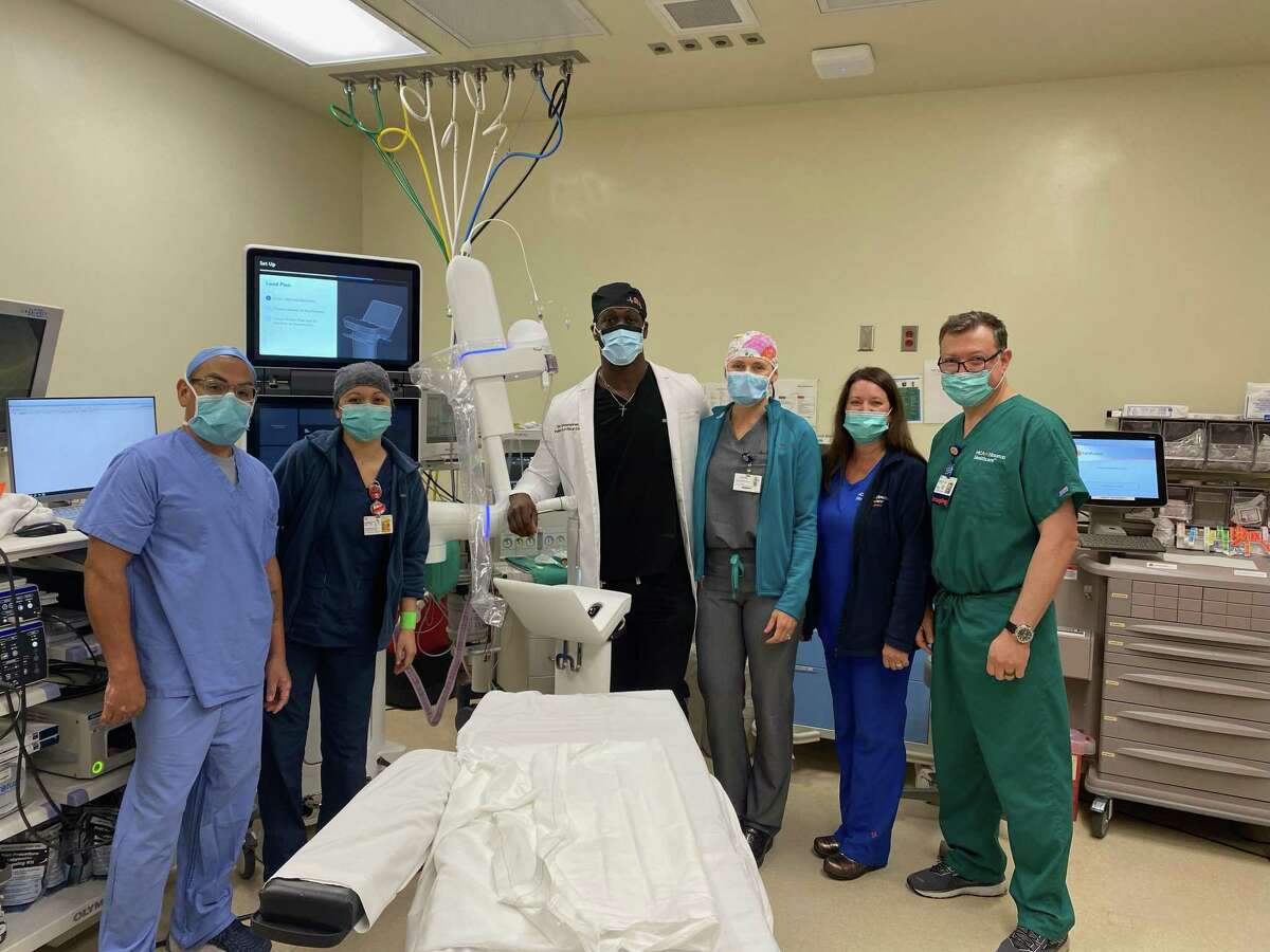 HCA Houston Healthcare North Cypress performed the first robotic lung biopsy in the Houston northwest corridor. The biopsy was minimally invasive and used to diagnose cancer early.