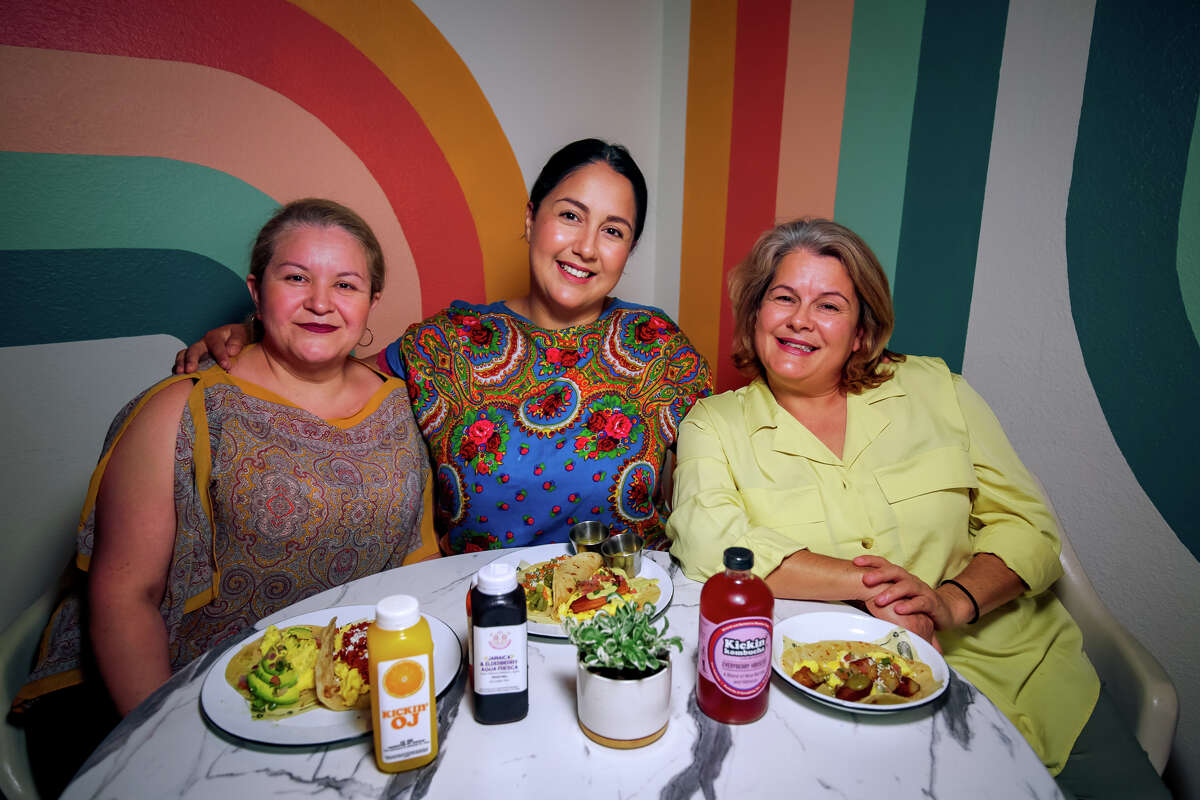 Enedina Hernandez (left), Victoria Elizondo (center) and her mother Graciela Elizondo are behind the acclaimed Cochinita & Co. in Houston.