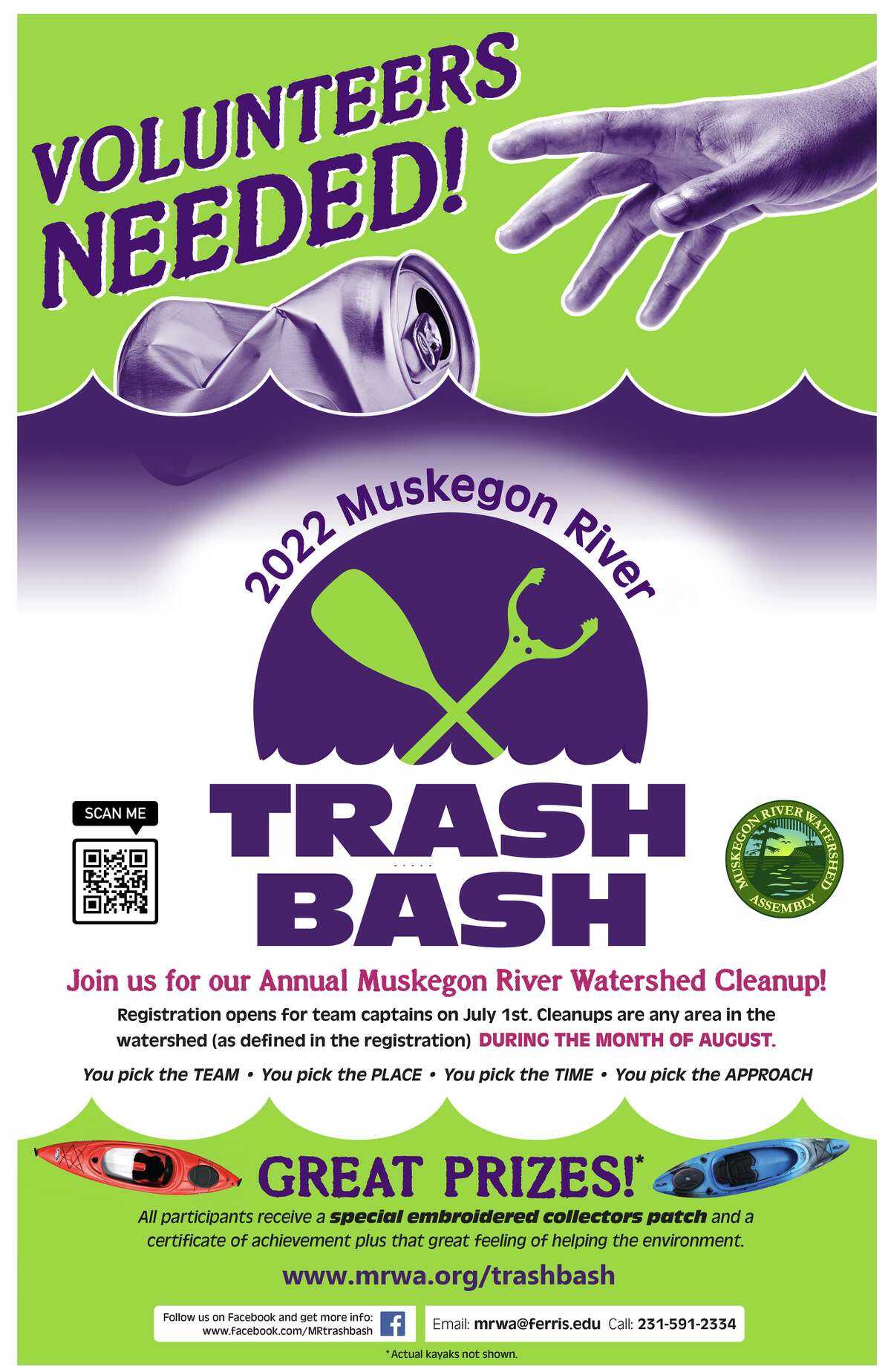 Sign Up Begins July 1 For Muskegon River Trash Bash 22 Volunteers Needed To Throughout August