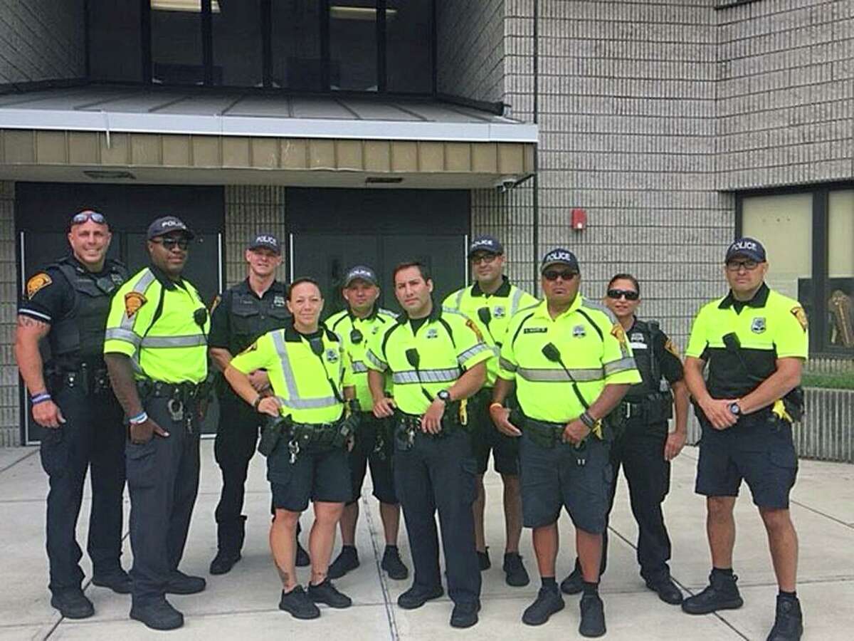 Bridgeport, Conn., school resource officers have been training for back-to-school. Schools are back in session on Aug. 30, 2018.