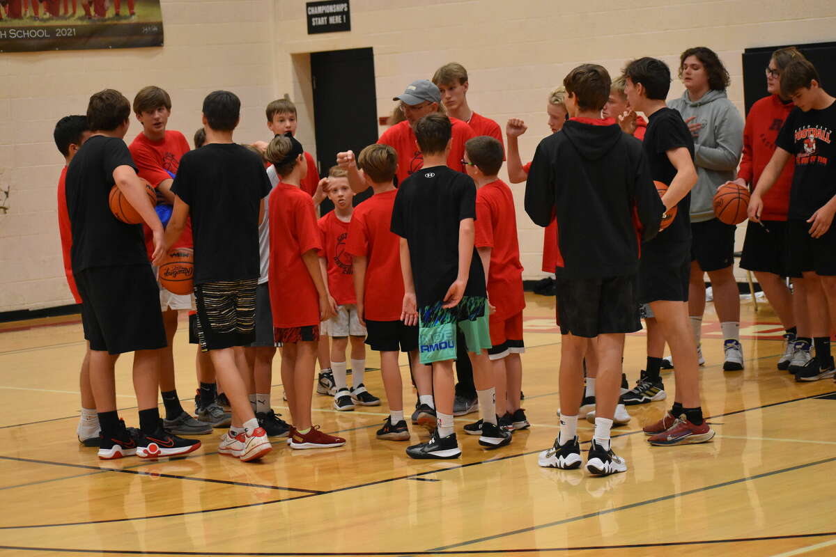 Over 130 students attended the three day camp from June 7-9. They would learn a multitude of basketball skills taught by both boys and girls coaches and players.