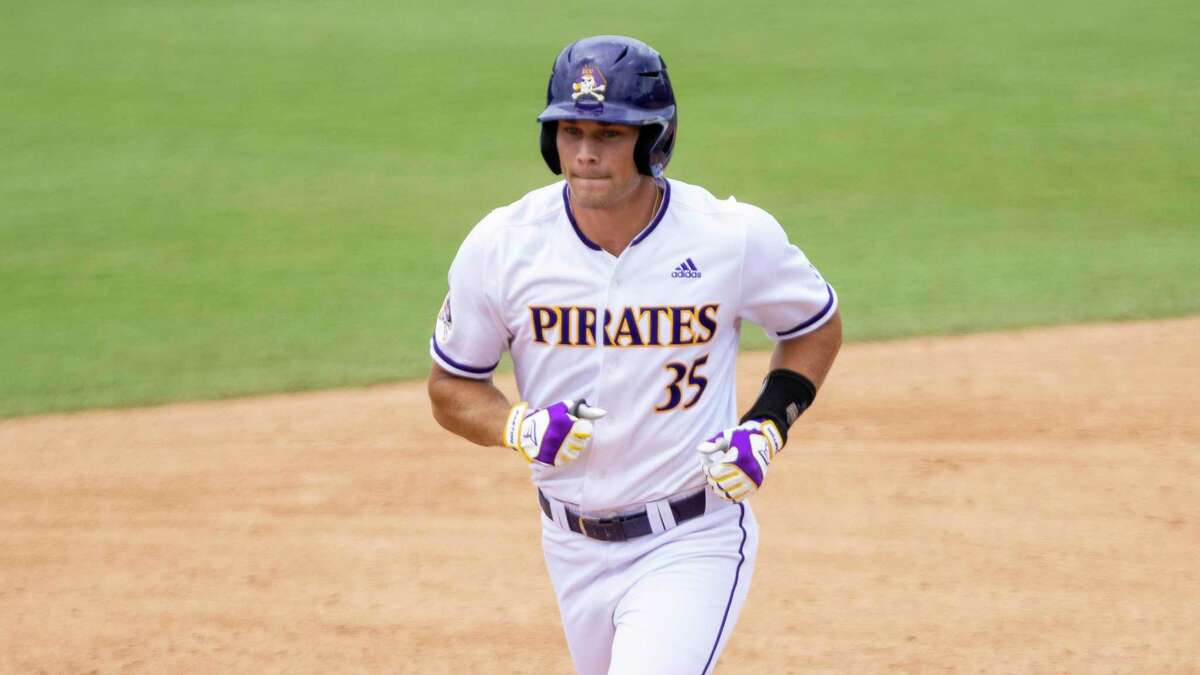 Bryson Worrell leads East Carolina with 18 homers and 57 RBIs in advance of NCAA super regional against Texas.