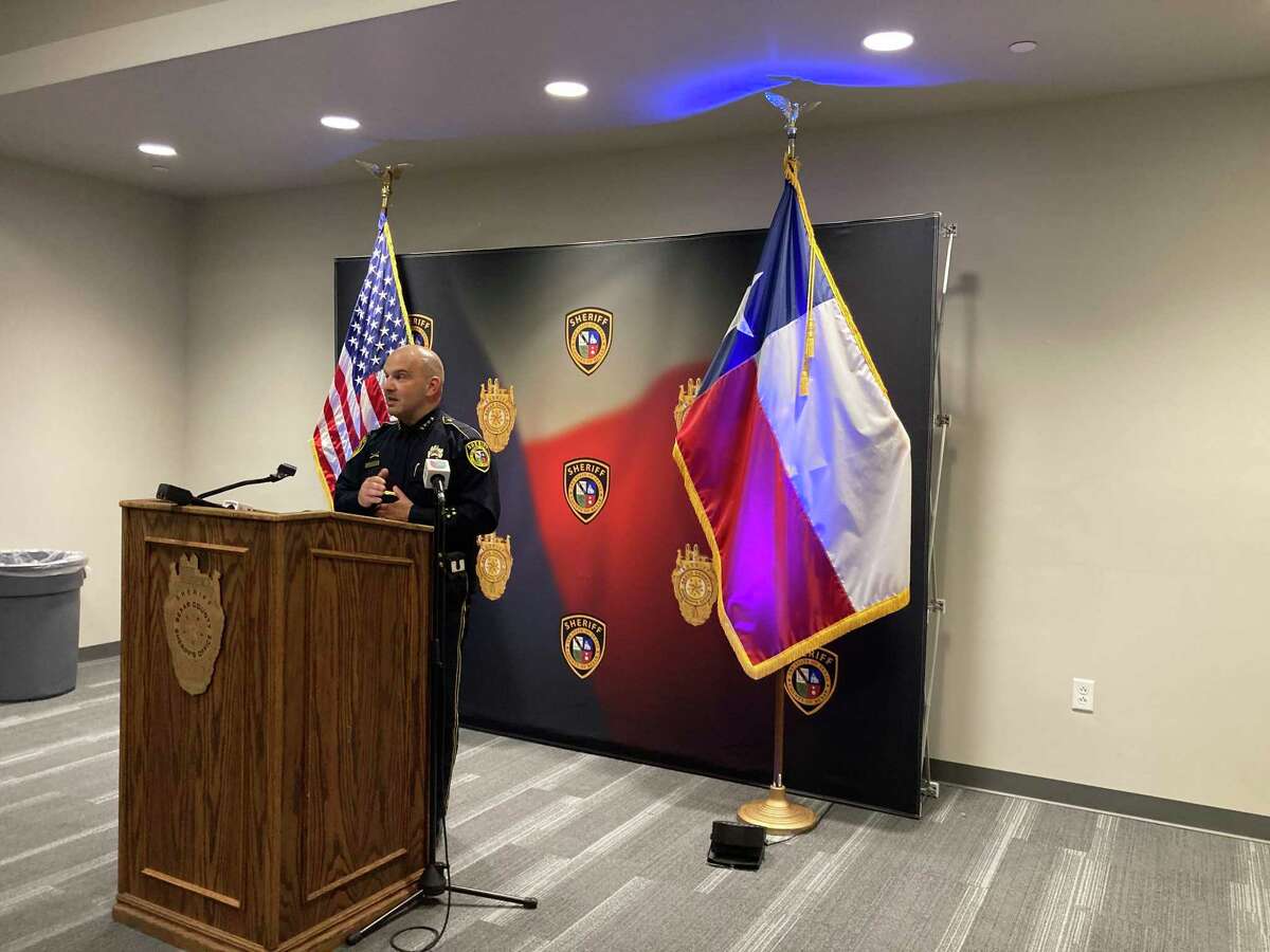 Sheriff Javier Salazar tells reporters Thursday, June 9, 2022, about an apparent escape attempt from the Bexar County jail.