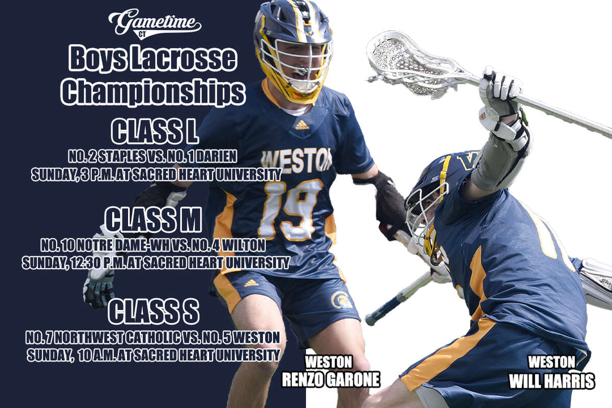 The CIAC boys lacrosse state finals are on Sunday.