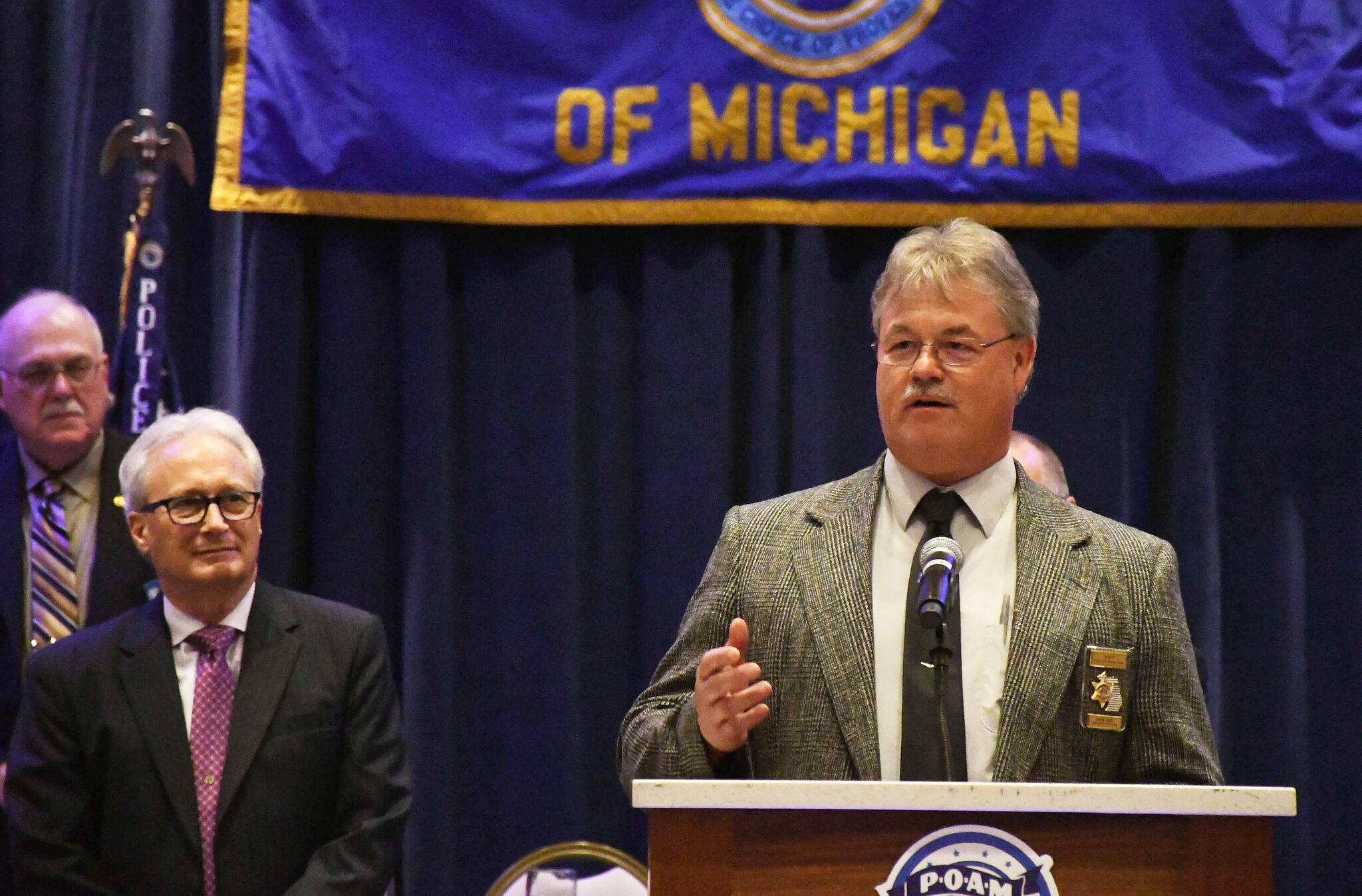 Huron County Sheriff Kelly J. Hanson was honored by the Police Officers ...