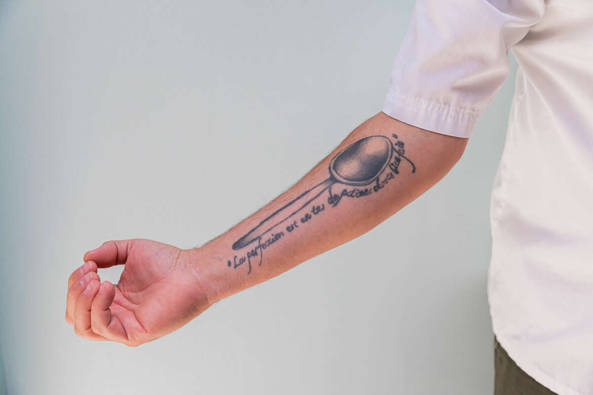 Felipe Riccio loves Kunz spoons so much he got a tattoo of one.