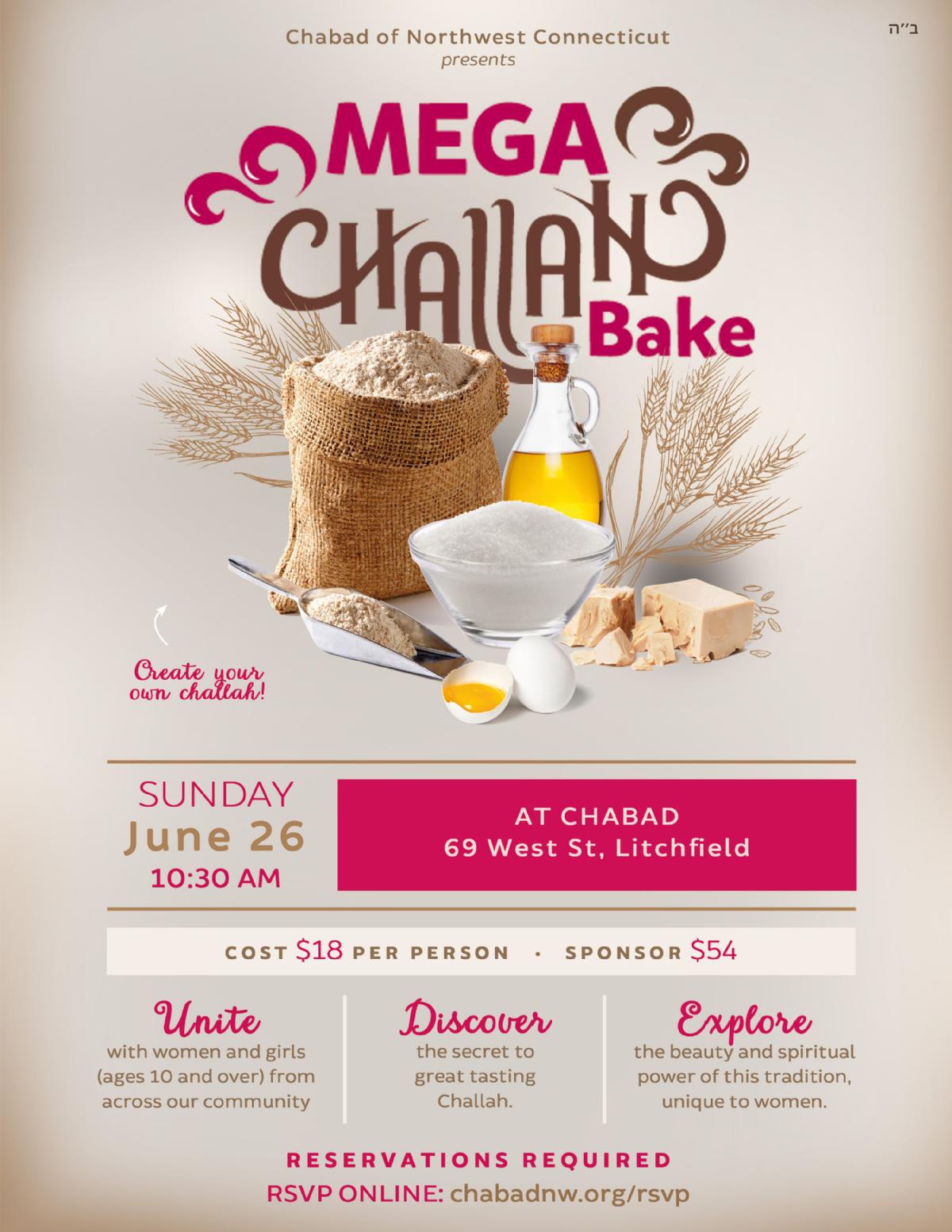 Litchfield Chabad holding 'Mega Challah Bake' - Vimarsana News