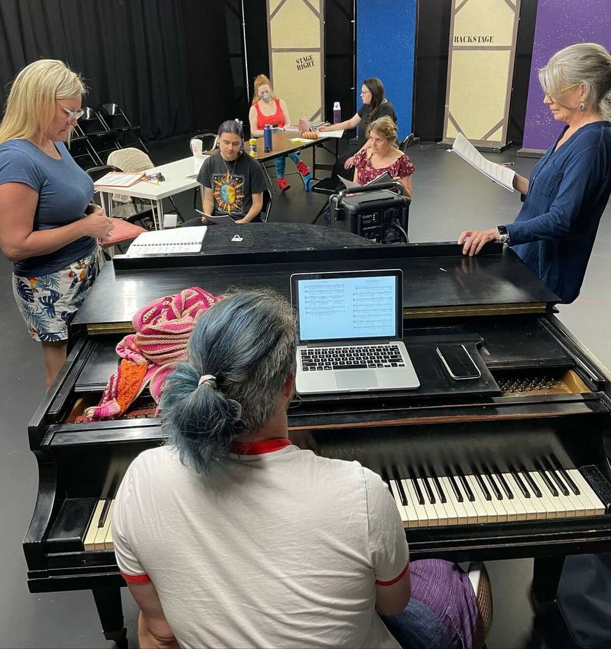 Rehearsals are underway for Milford's Pantochino Productions' upcoming musical “As Long As We’re Talking" in celebration of Pride Month.