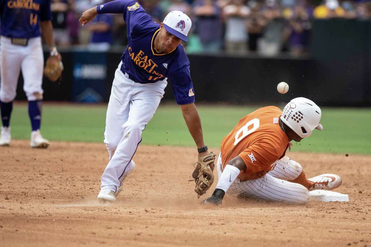 Watch Texas' Dylan Campbell hit walk-off to tie series against East  Carolina in super regionals